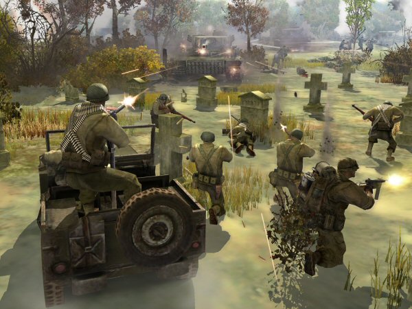 Cemetery shoot-out
