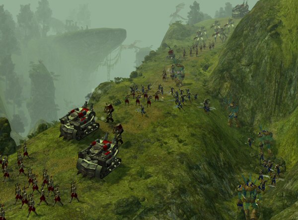 On the march