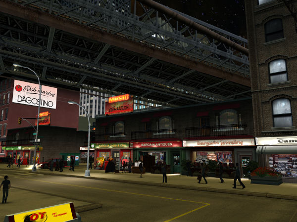 Elevated rail
