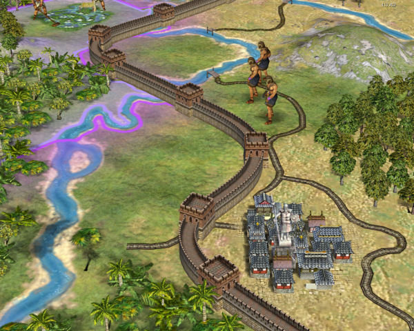 Snaking wall