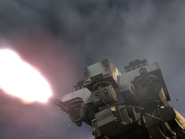Mech close up