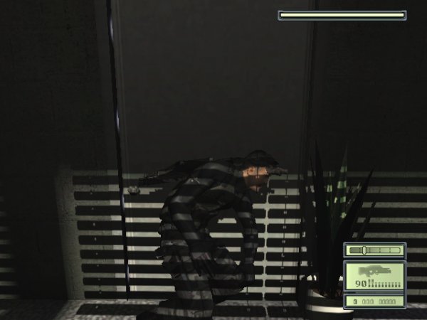 Against the wall