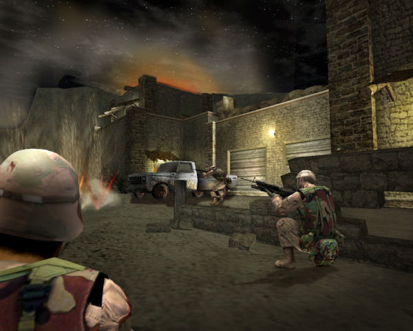 Under fire