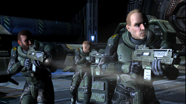 A squad at the ready