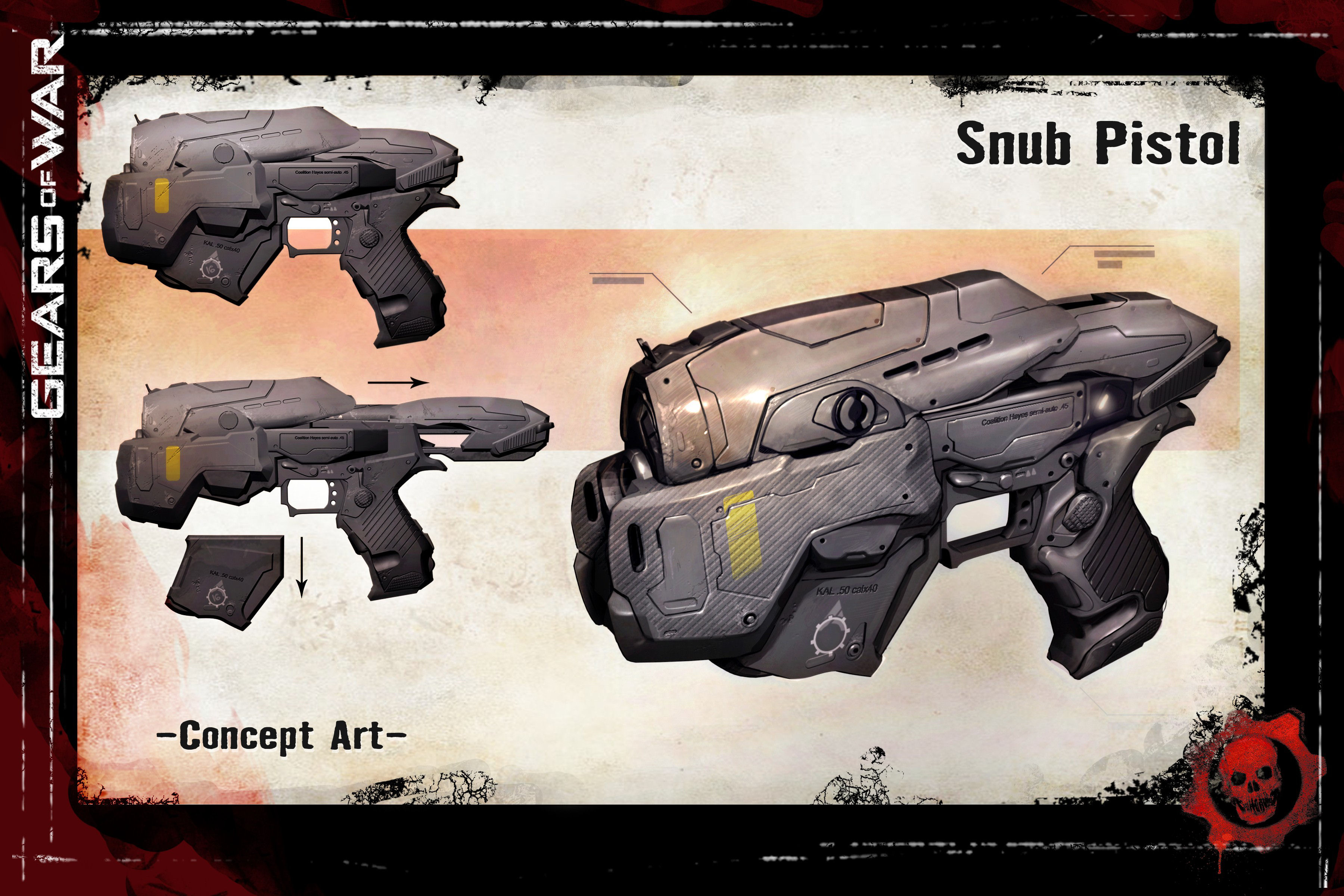 Snub pistol