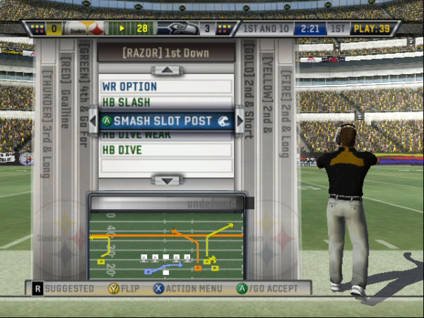 Calling a play