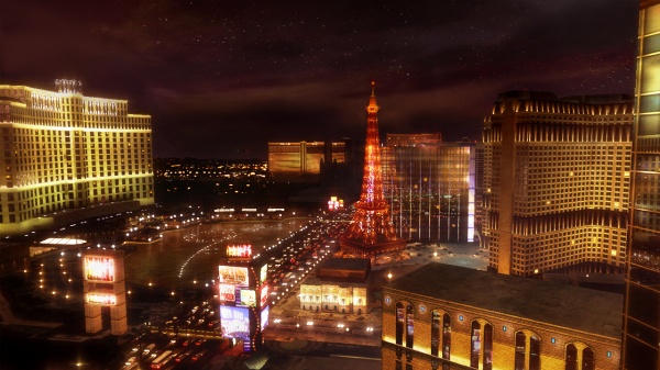 Vegas at night