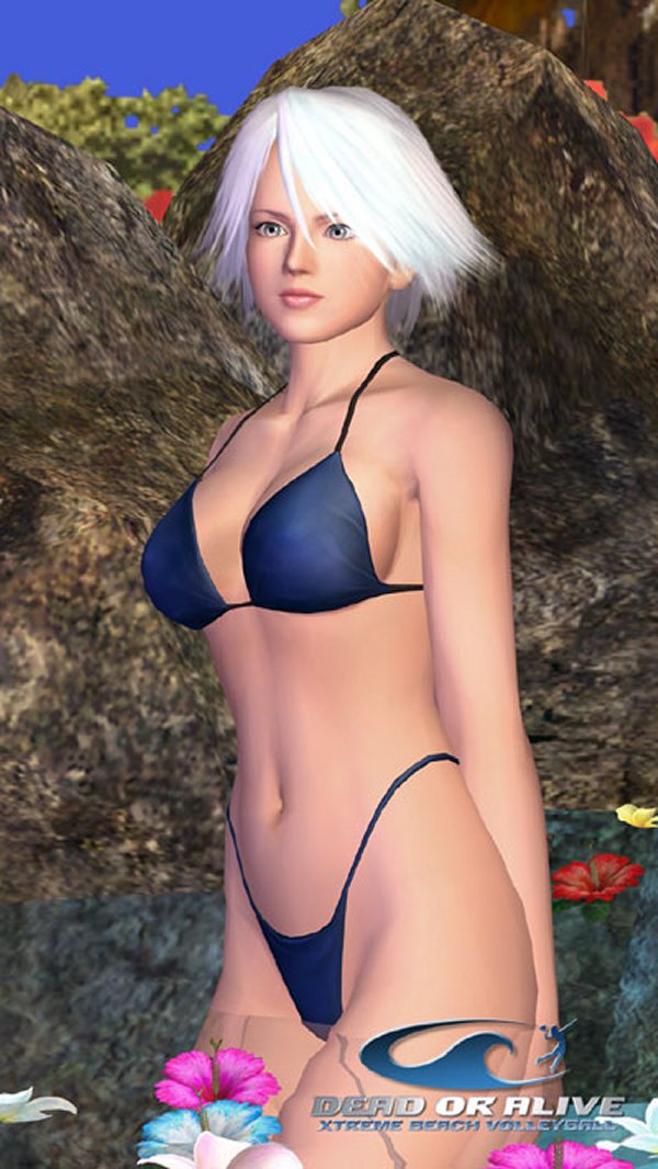 White-haired beauty