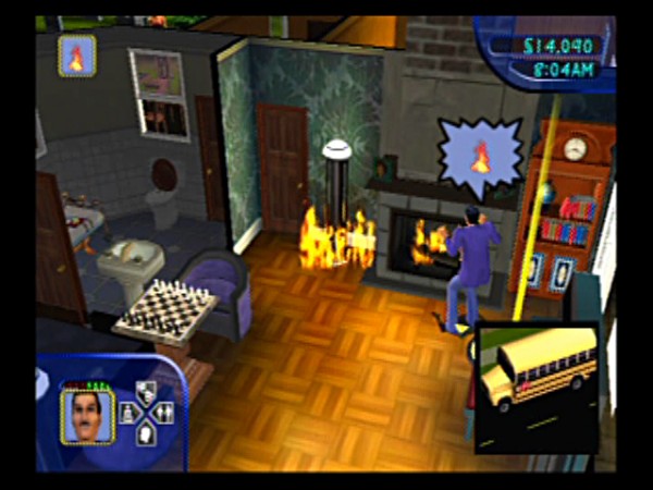 My house is on fire!