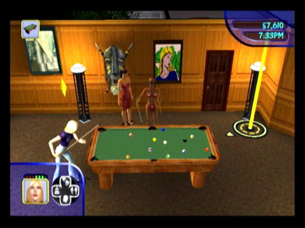 Playing pool