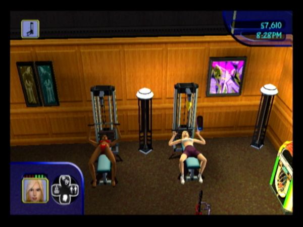The ladies work out