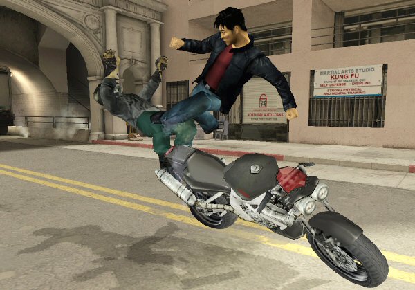Bike fight