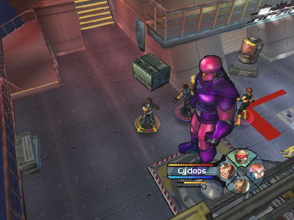 Cyclops finds a big robot
