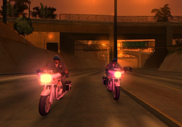 Police on patrol