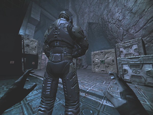 Sneaking up on a guard