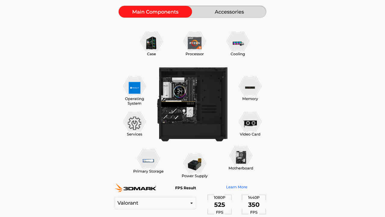 Choose your parts