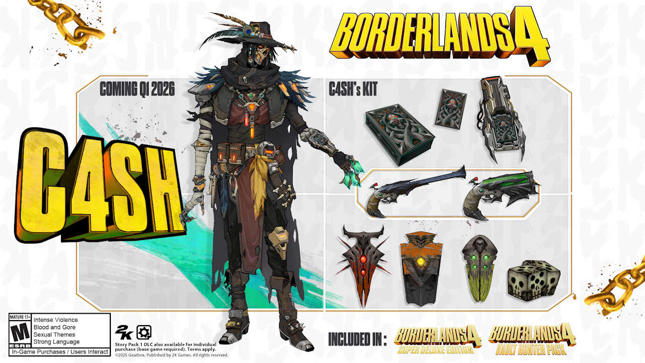 New vault hunter revealed for Borderlands 4