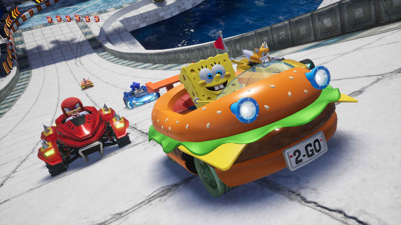 SpongeBob SquarePants joins the race