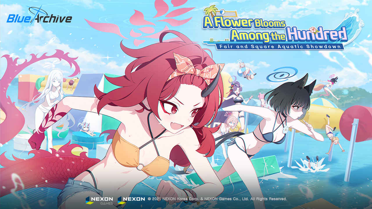 A flower blooms in Blue Archive