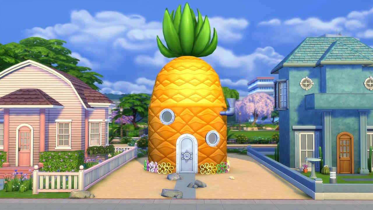 The Sims can live in a pineapple under the sea