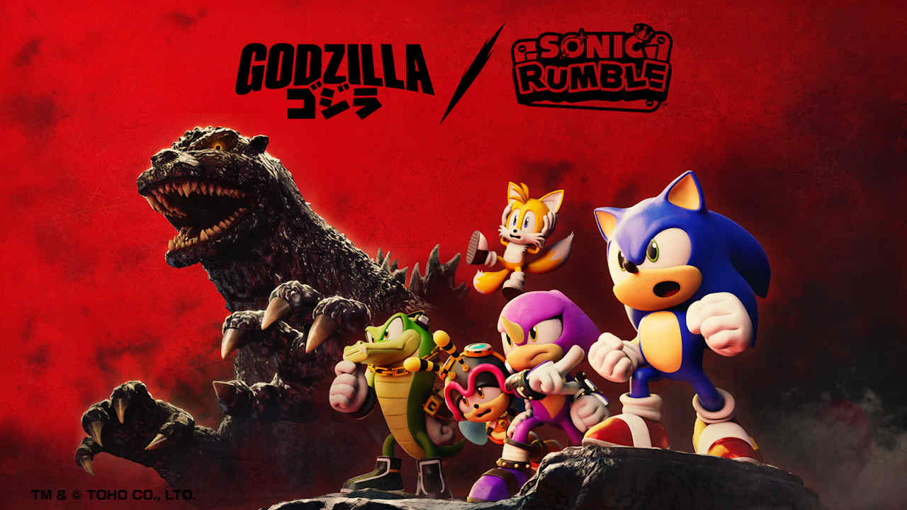 Sonic rumbles with Godzilla