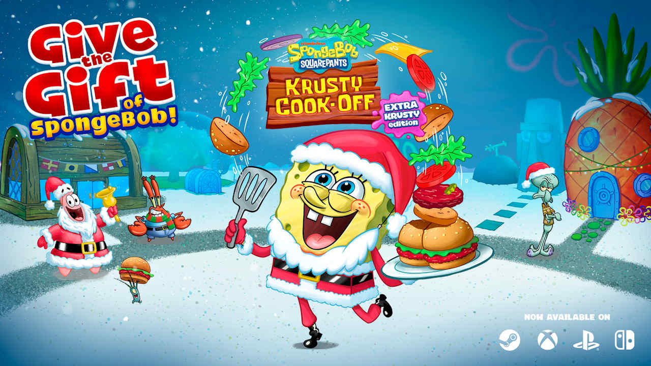 SpongeBob celebrating the holidays