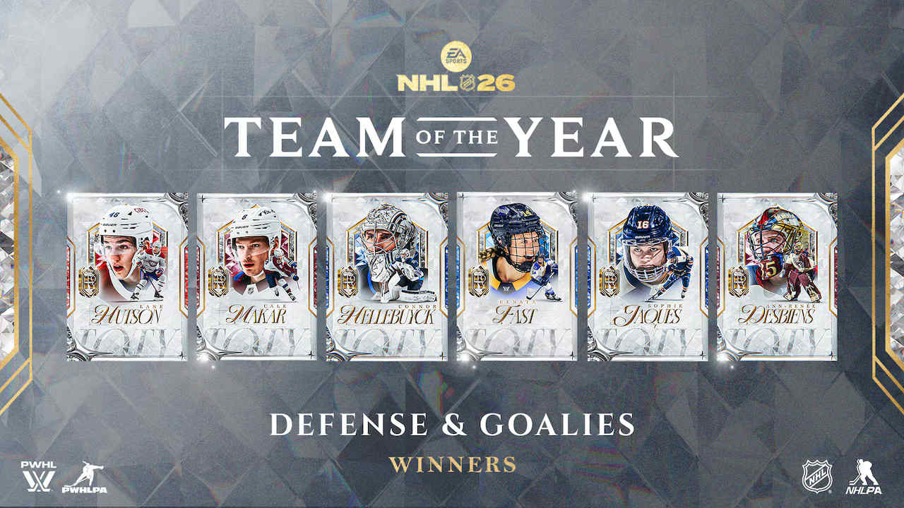 NHL 26 reveals defensive players of the year