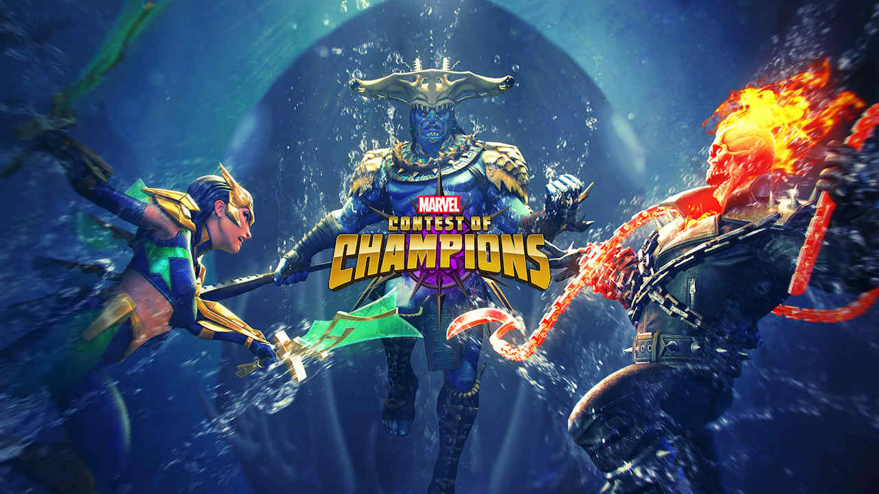 Wave splashing into Marvel Contest of Champions