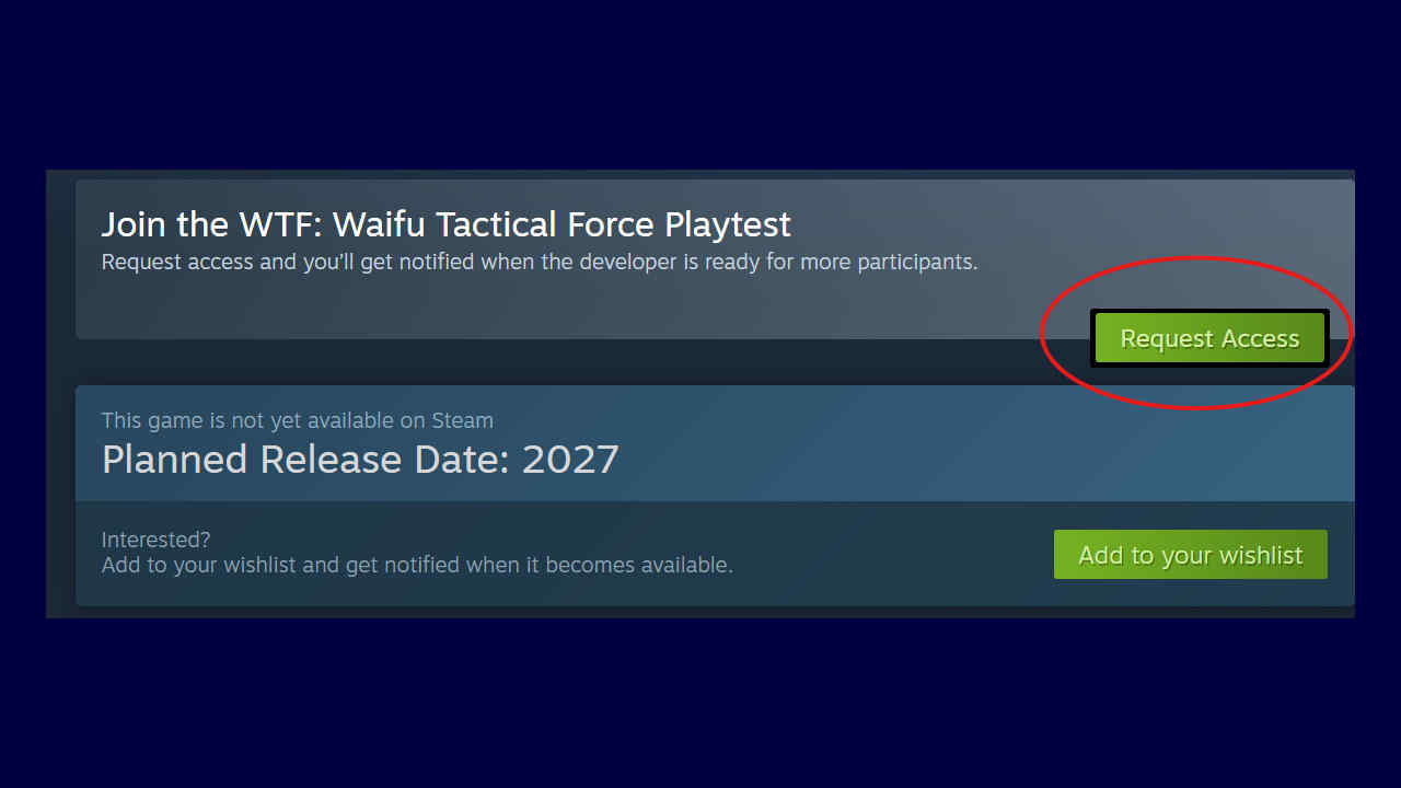 Pre-alpha test signup