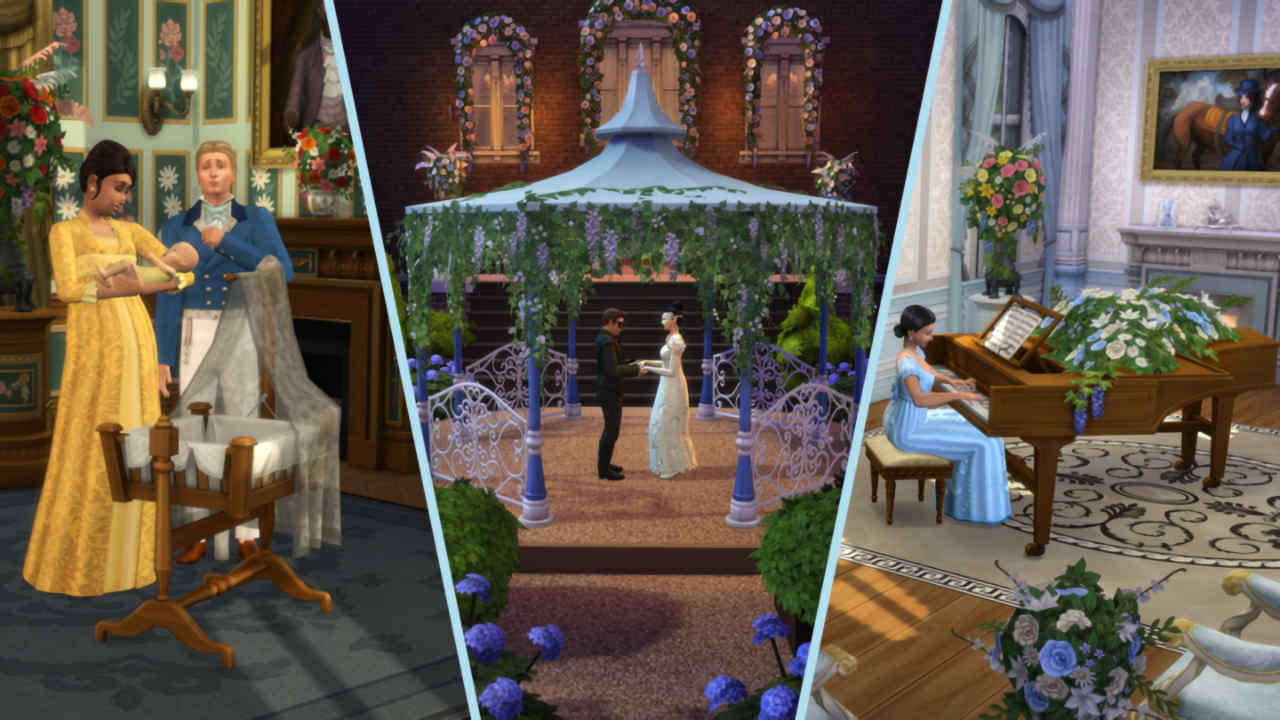 The Sims 4 head to the ball