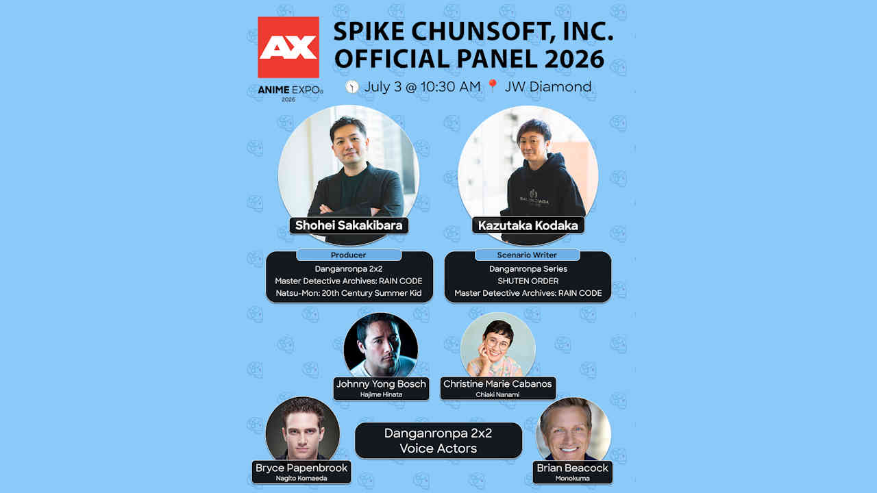 Spike Chunsoft announces Anime Expo 2026 panel