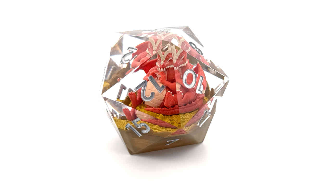 Dragon-embedded D20 rolling into release