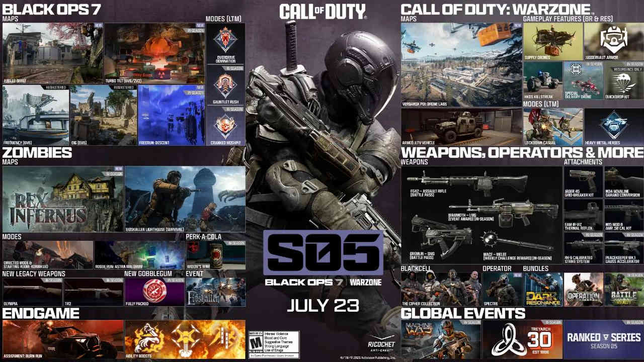 Call of Duty readies Season 05