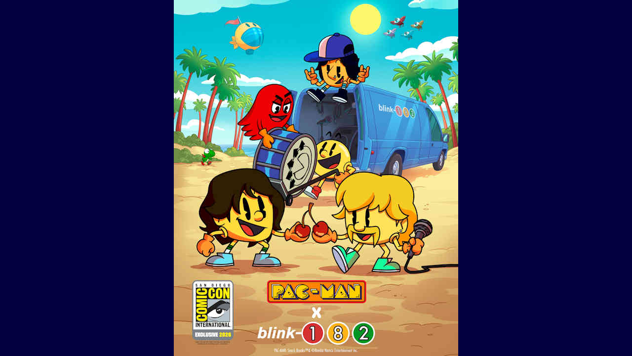 PAC-MAN and blink-182 teaming up at San Diego Comic-Con