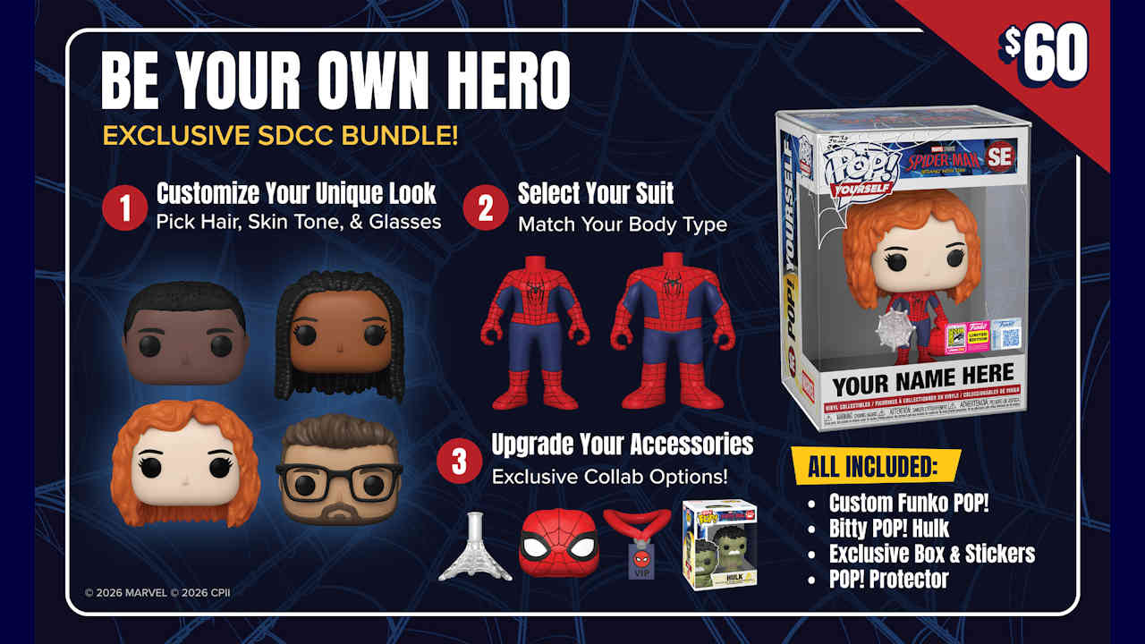 Spider-Man Pop! Yourself will be available at SDCC