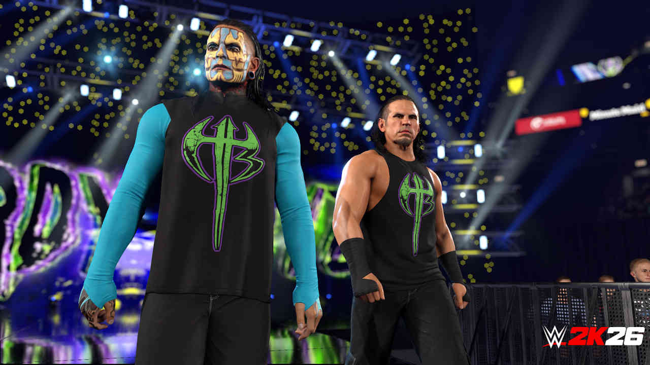 The Hardy Boyz tag into WWE 2K26