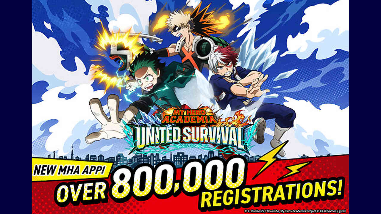 My Hero Academia: UNITED SURVIVAL launches tomorrow