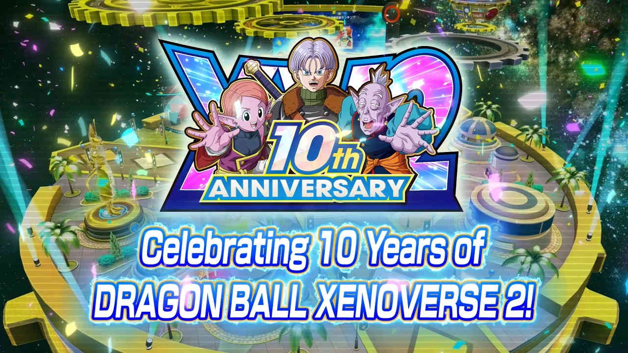 Dragon Ball Xenoverse 2 celebrating 10th