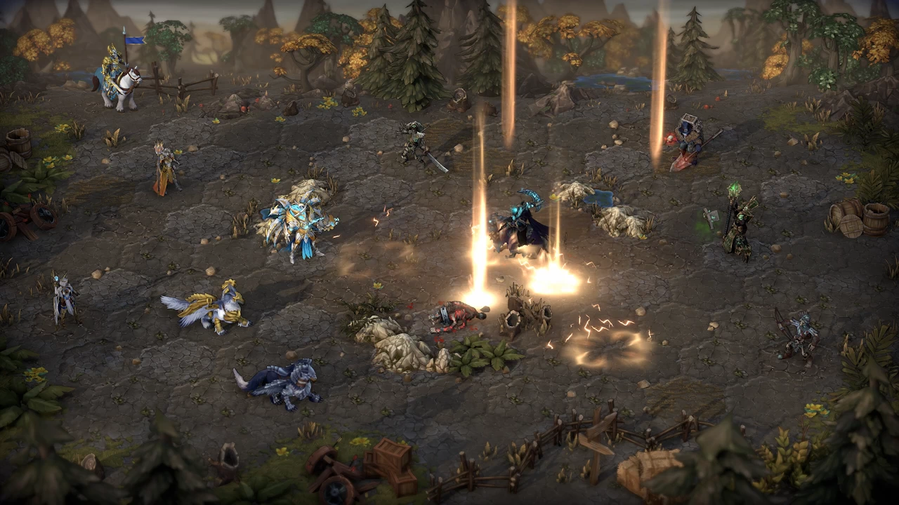 Heroes of Might and Magic Olden Era tactical battle screenshot