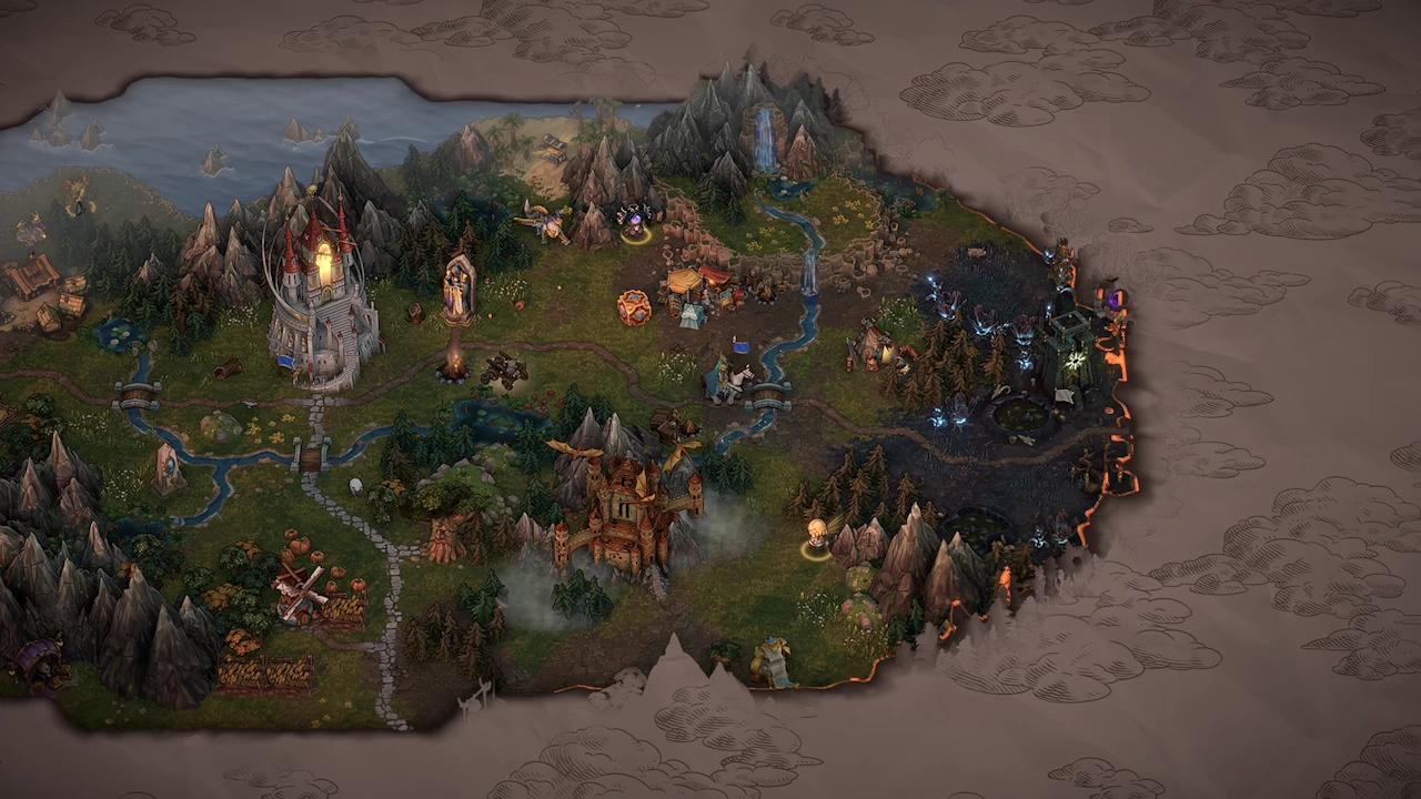 Heroes of Might and Magic Olden Era adventure map screenshot