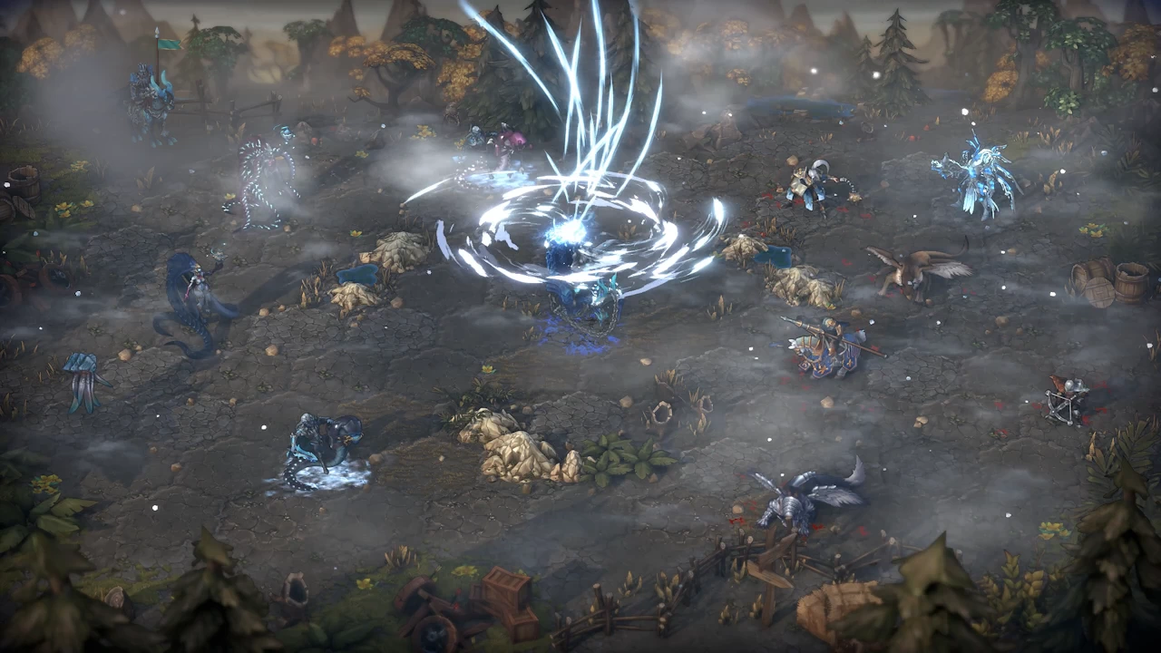Heroes of Might and Magic Olden Era spell effect battle screenshot