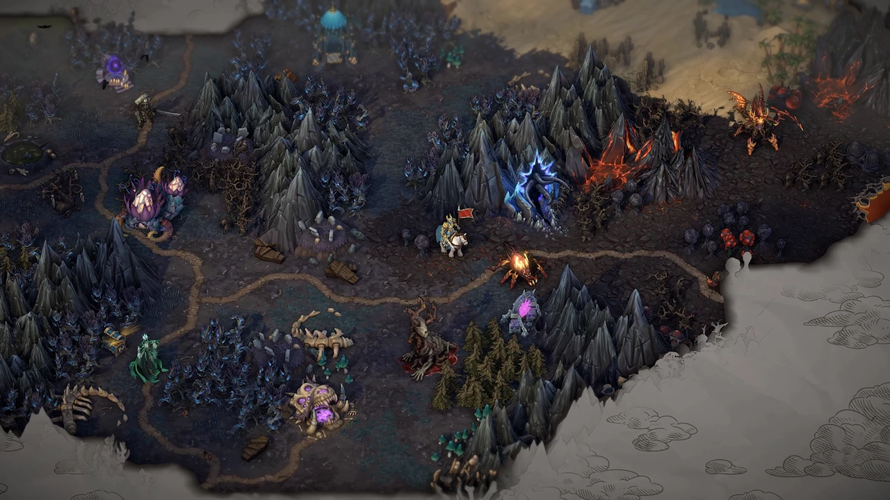 Heroes of Might and Magic Olden Era adventure map screenshot