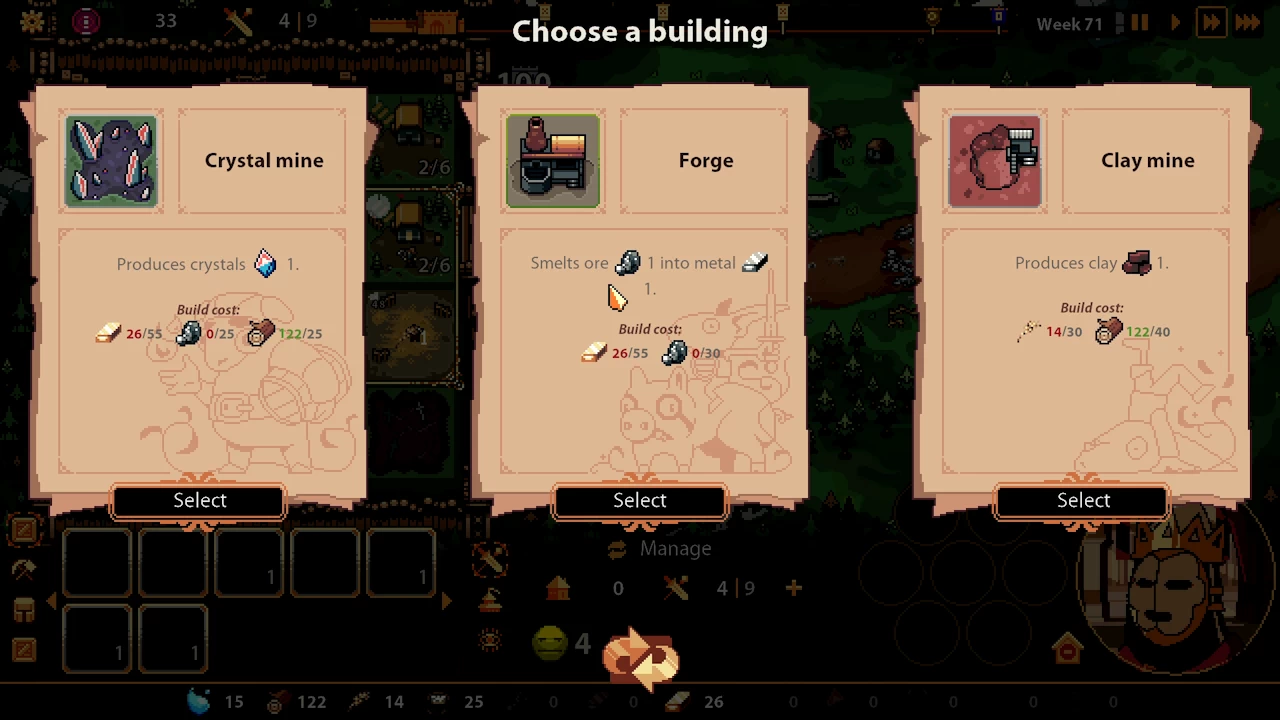 Choose a building
