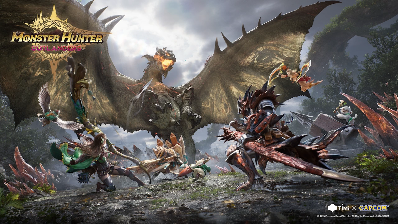 Monster Hunter Outlanders key art