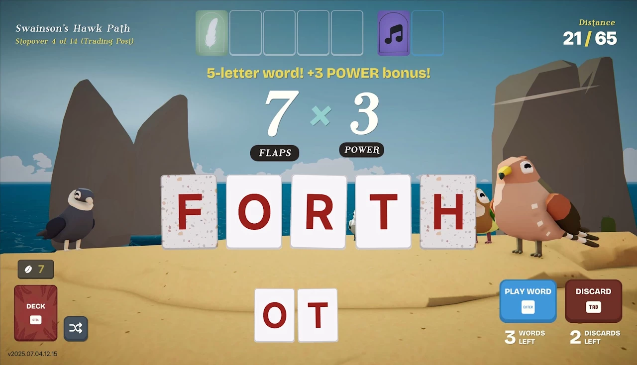 Making words for birds