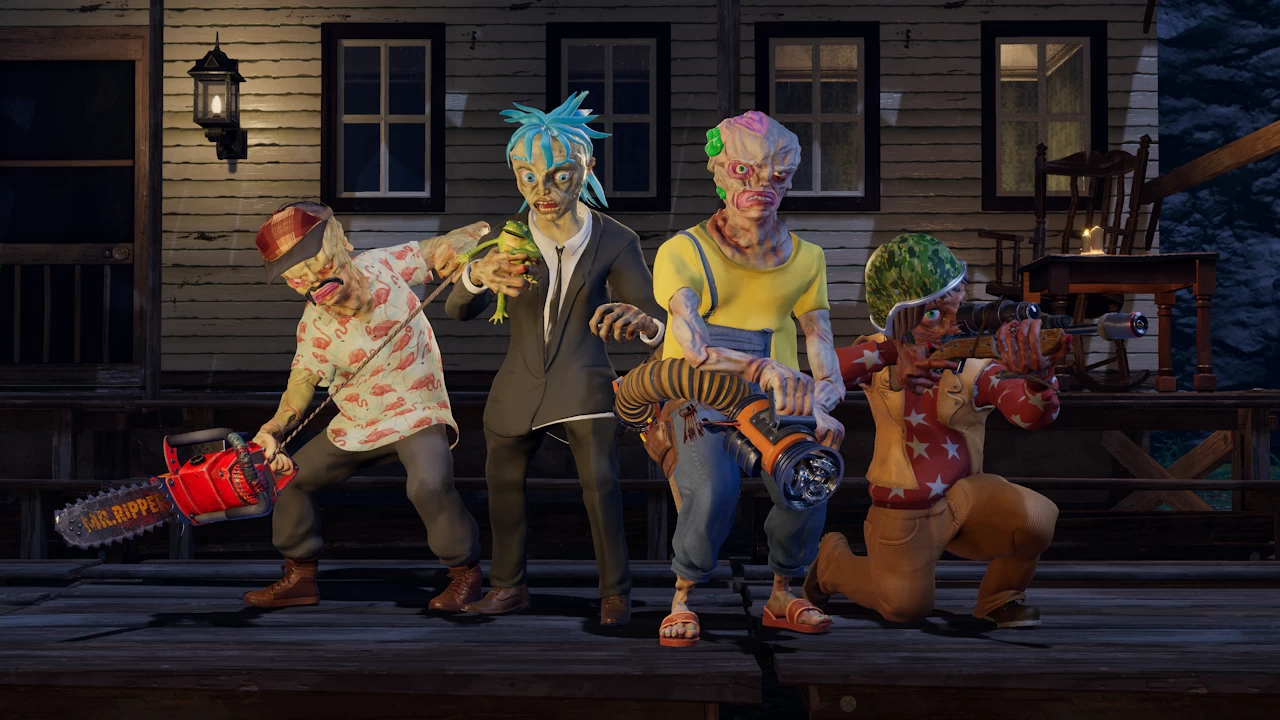 Build a a twisted theme park with My Cannibal Family
