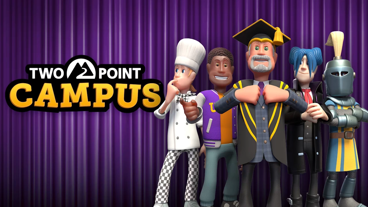 Two Point Campus key art