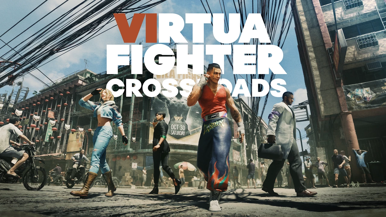 Virtua Fighter Crossroads key art