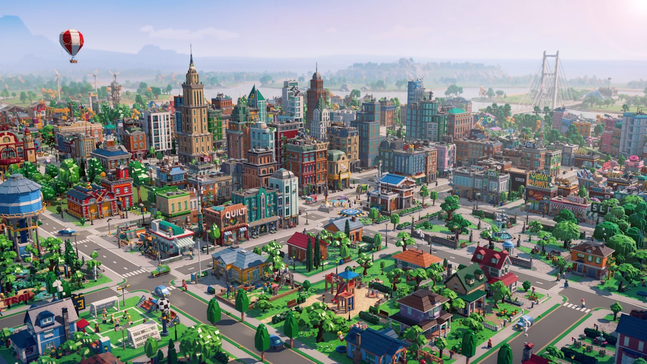 Build a  LEGO metropolis