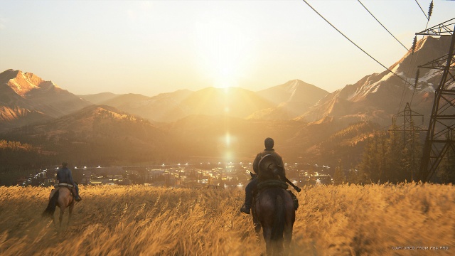 Riding into the sunset